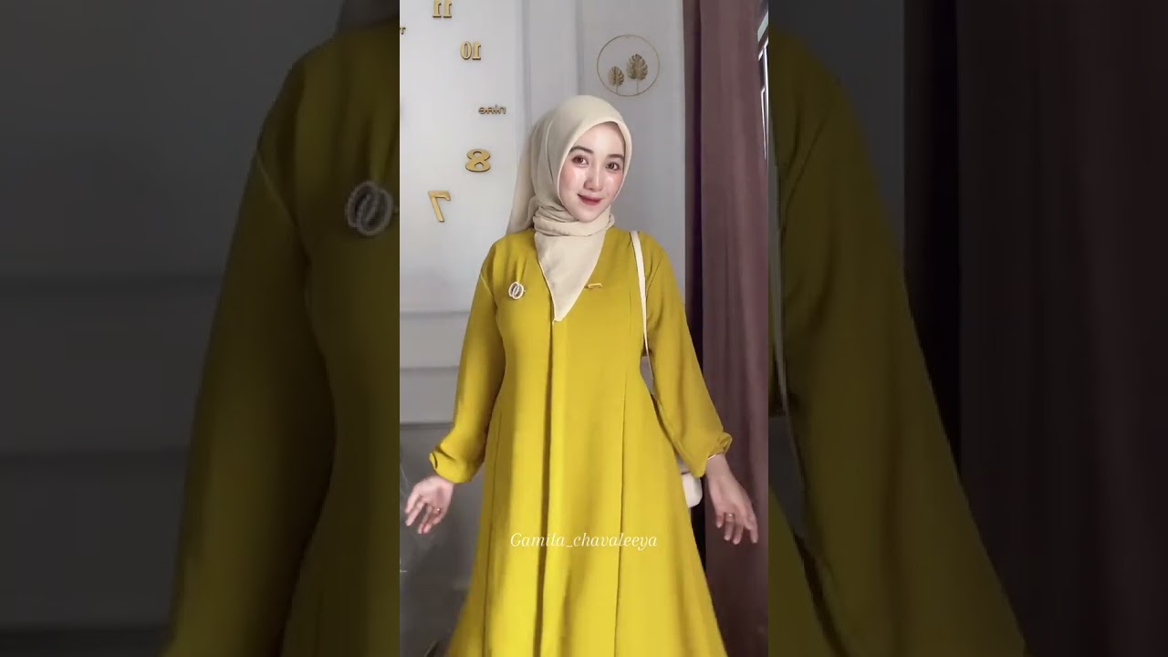 Warna lime cantik banget Co dikeranjang kuning atau join saat aku live  #fyp #outfithijabsimple #