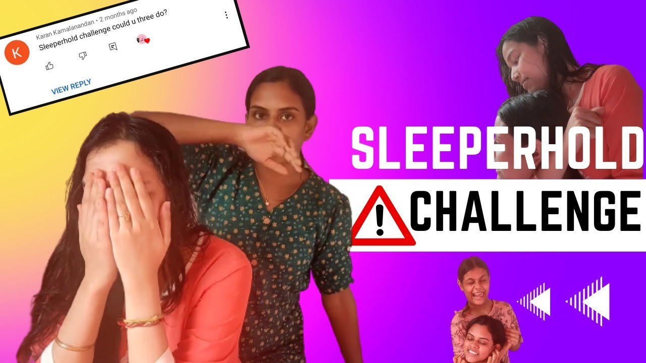 Warning 🚫 Crazy Sleeperhold Challenge Assam Trilogy | WWE Indian Girls Edition | #sleeperhold #wwe
