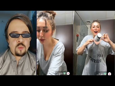 Waseem very funny tik tok live within arnica girl  zainab