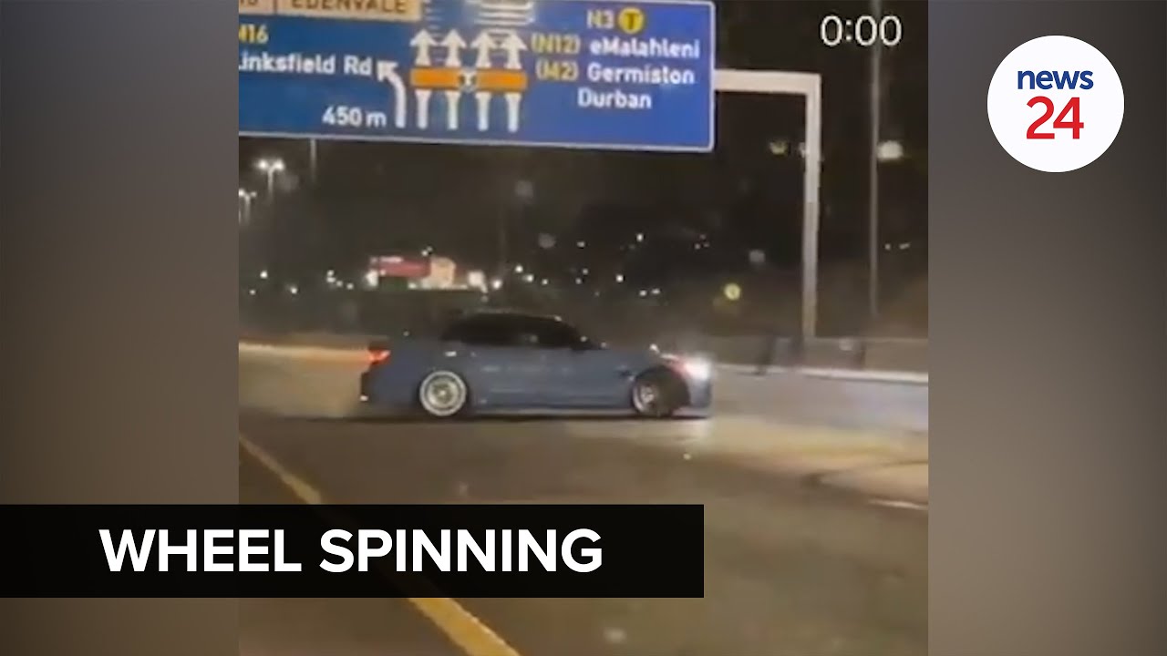 WATCH | M3 on the N3: Police launch investigation after footage surfaces of blue BMW wheel spinning