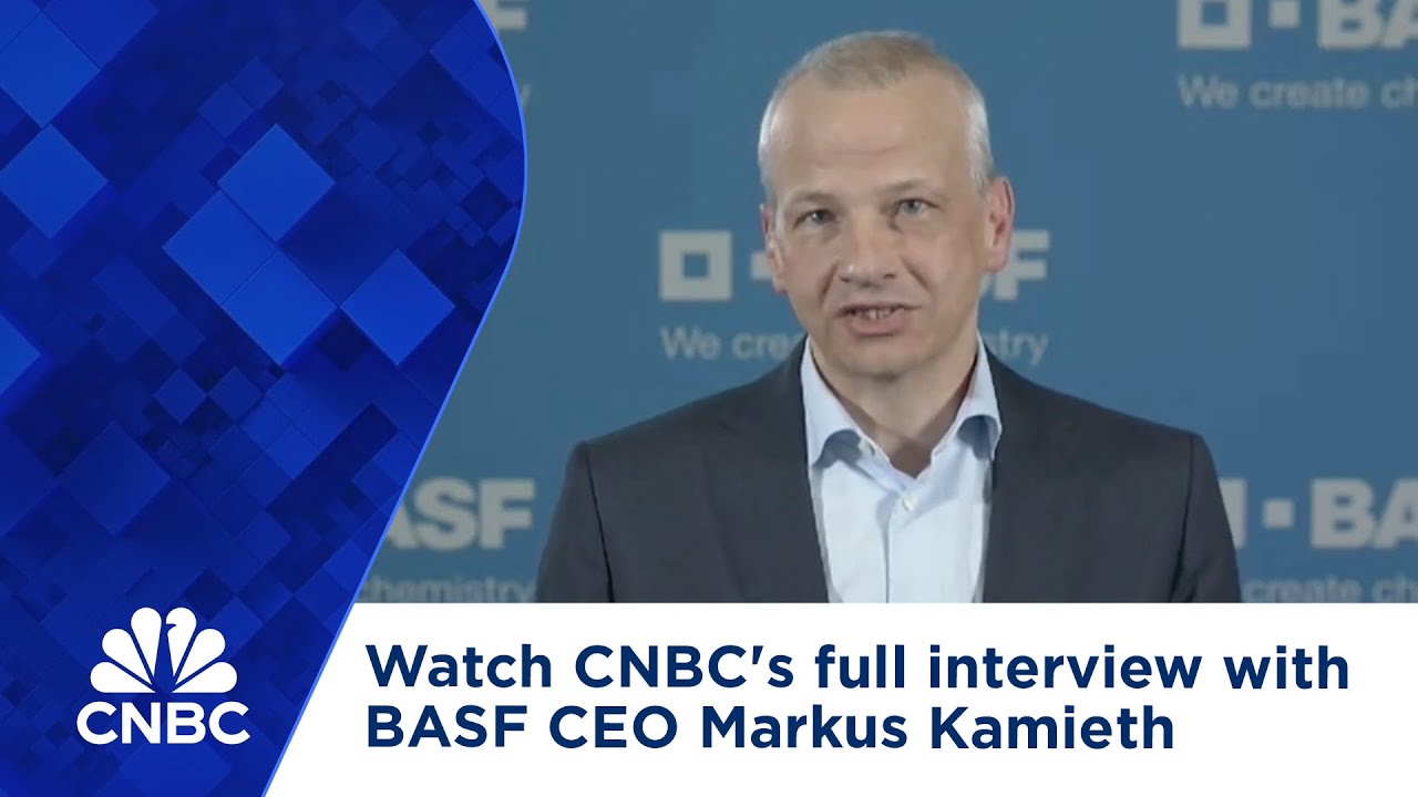 Watch CNBC's full interview with BASF CEO Markus Kamieth