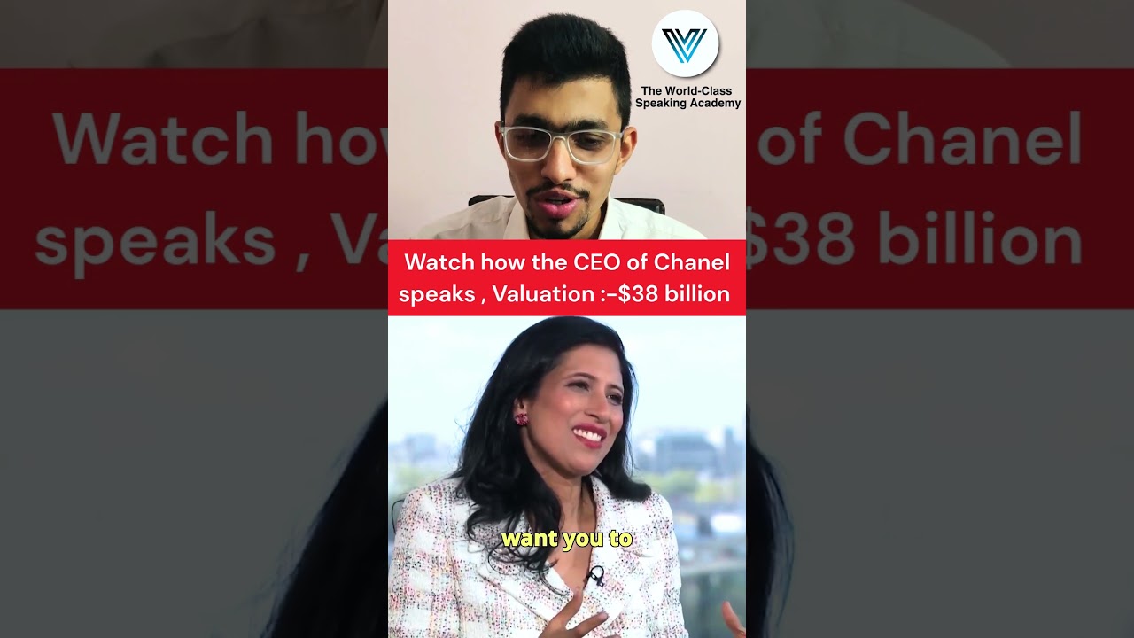 Watch how CEO of $38 Billion dollar company speaks | Leena Nair CEO of Chanel