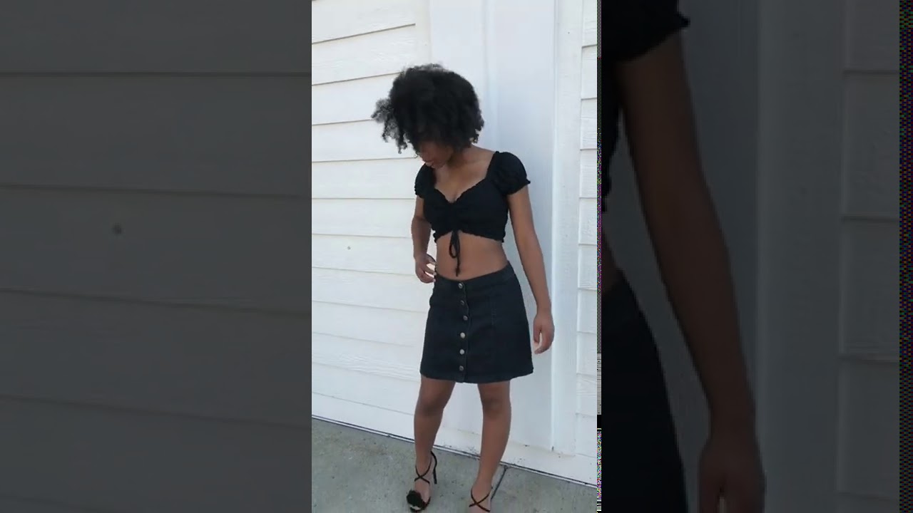 Watch how this Gorgeous Black Teen Model works the camera with #boldness #newfaces