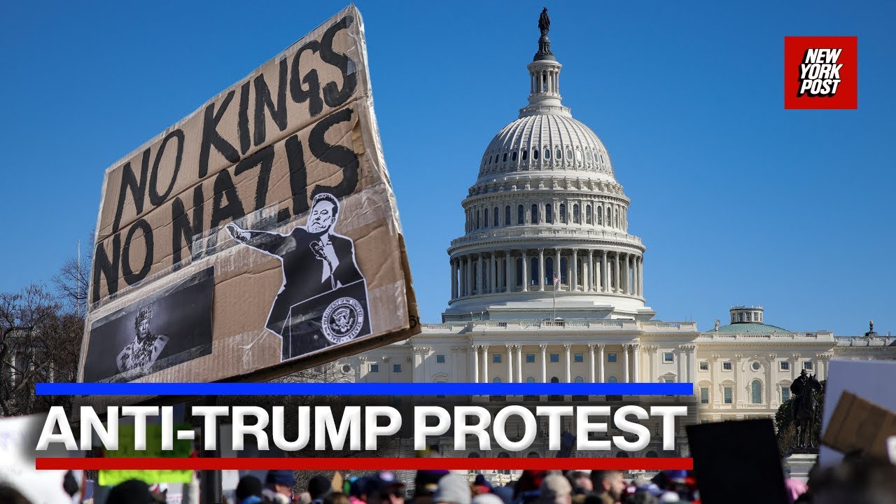 Watch live: No Kings protests against Trump across the USA