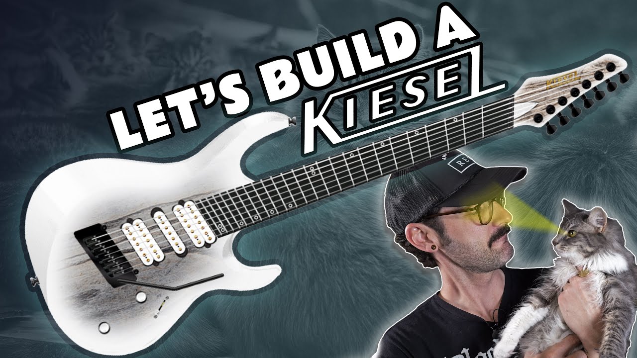 Watch Me Build The PURRFECT Custom Kiesel Aries Guitar!