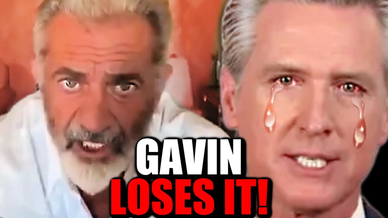 Watch Mel Gibson DESTROY Gavin Newsom in BRUTAL Video - Gavin Newsom LOSES IT!
