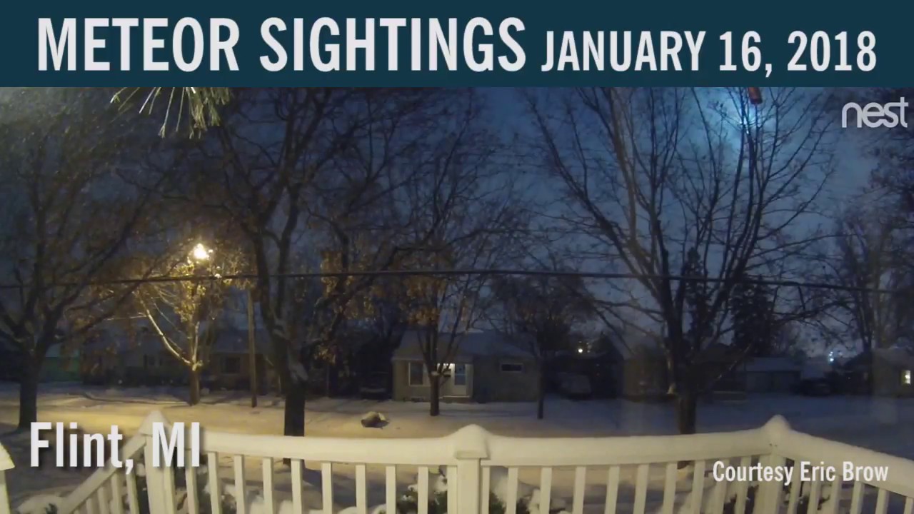 Watch meteor appear across Michigan
