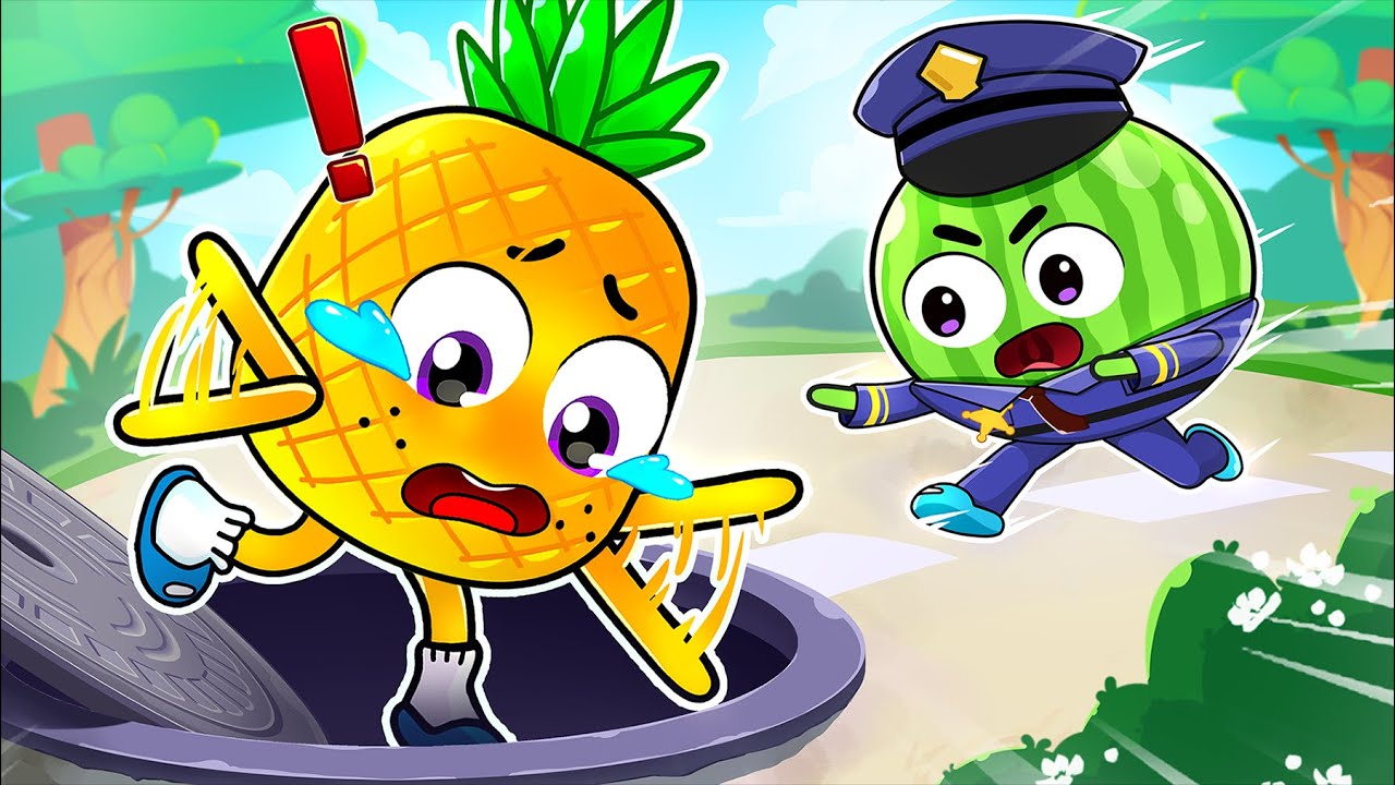 Watch Out For Manhole Cover Song 😨 Don't Play on the Manhole Cover | YUM YUM Kids Songs