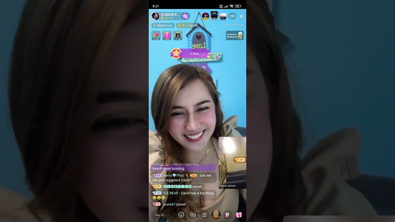Watch Sakura @BigoliveOfficial (Bigo ID: vinta.yakuza)