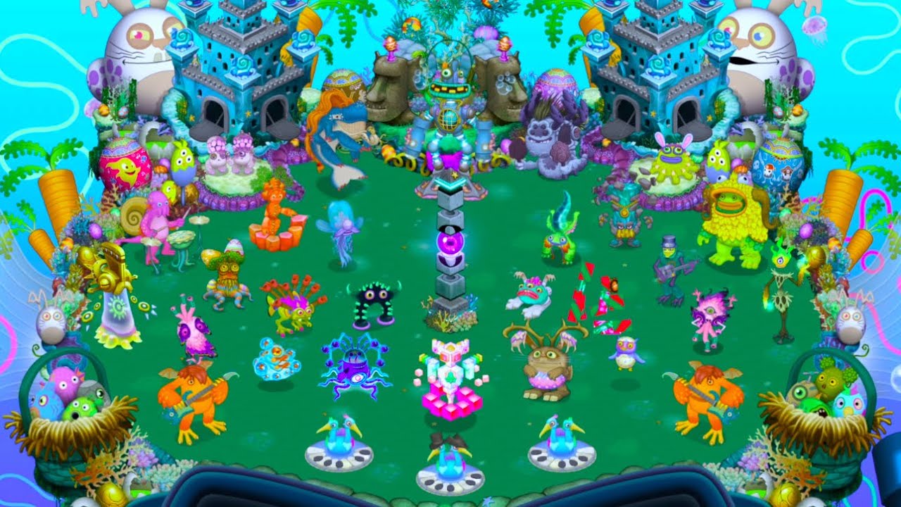 Water Island (Eggs-Travaganza Remix) || My Singing Monsters