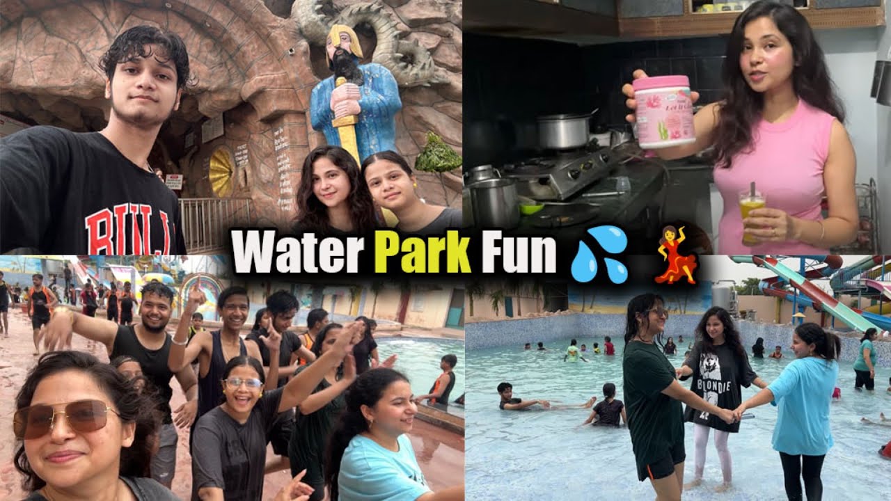 Waterpark me full Masti 💦- Jawani ka Raaz? - Santoor Mom Rachna