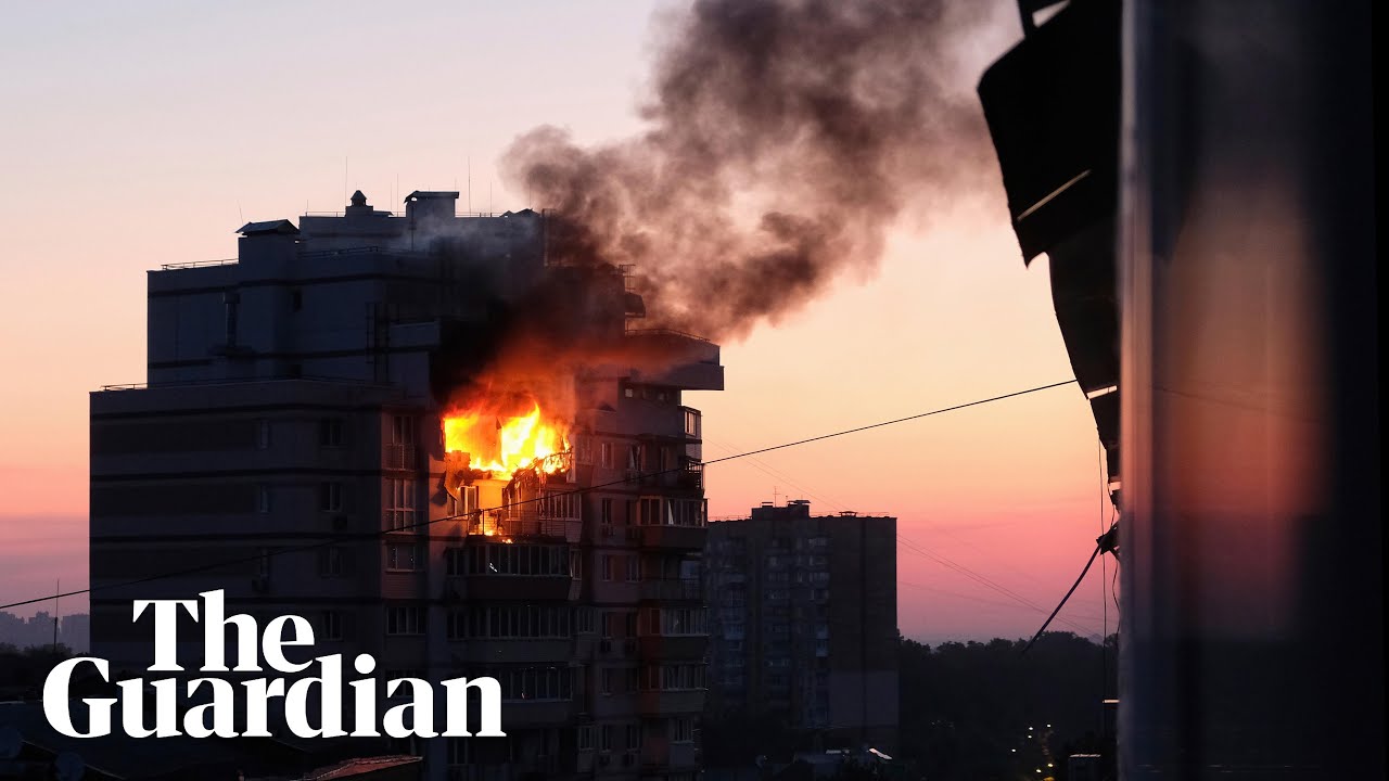 Waves of Russian drones and missiles kill at least 14 people in Kyiv