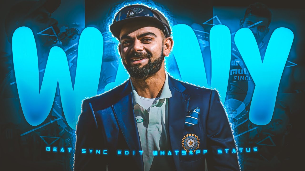 🔵WAVY X VIRAT KOHLI 4K 60 FPS STATUS || BEAT SYNC EDIT • #beat #cricket #viratkohli #rcb