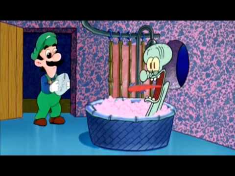 (Waxonator) Mama Luigi Drops by Squidward's House