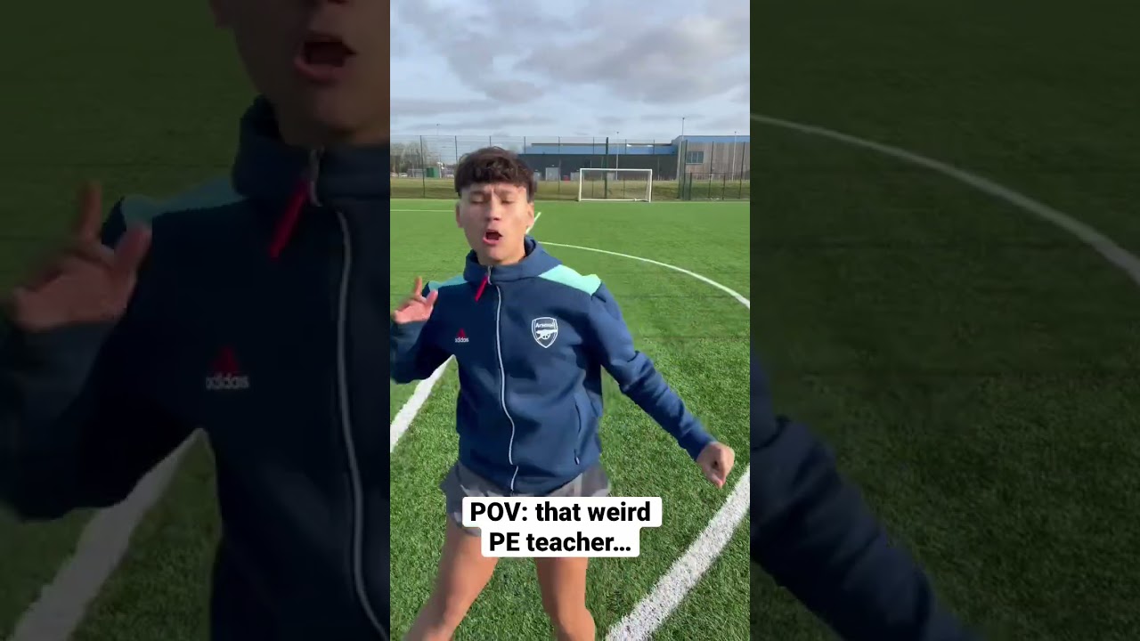 We all had that weird PE a teacher…😂 #shorts #comedy