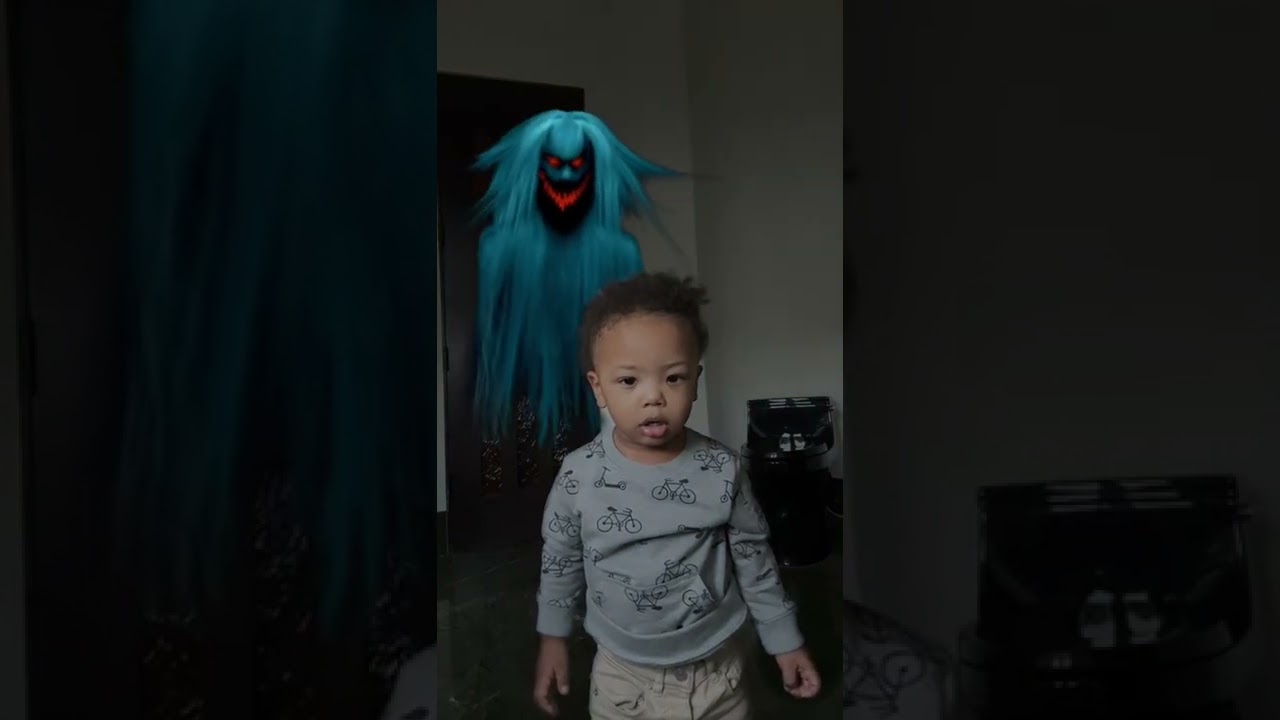 We are convinced caedon is a broken baby 🤣 #shorts #scary #Haunted