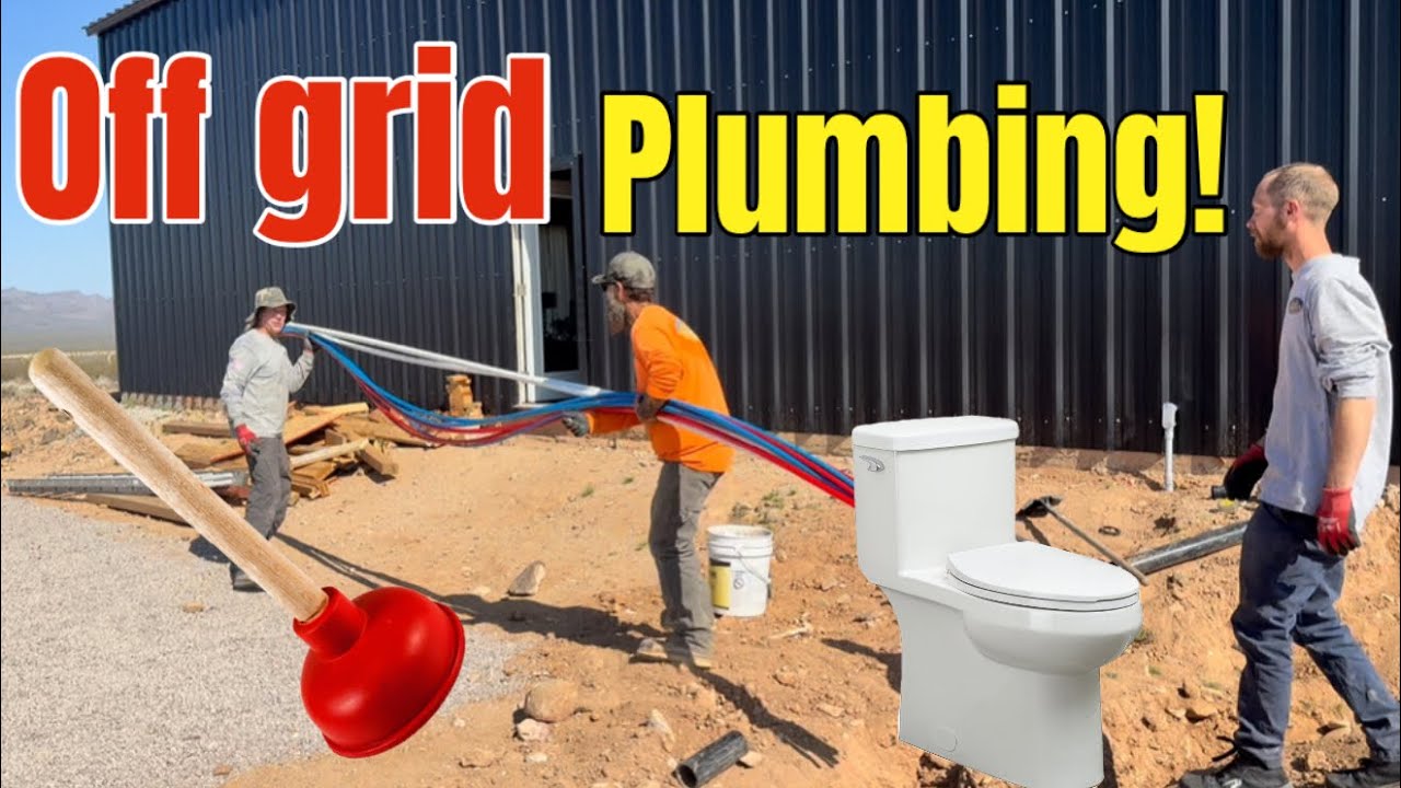 WE ARE GETTING PLUMBING AT OUR ARIZONA OFF GRID HOMESTEAD!