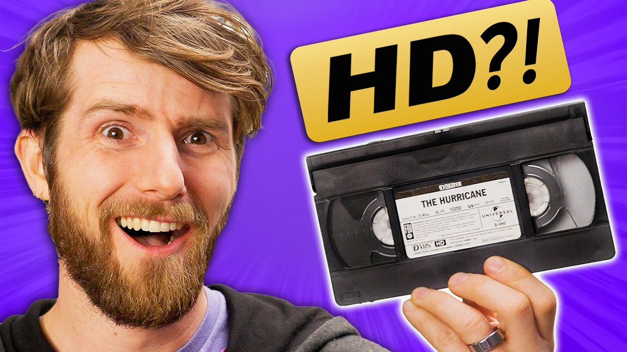 We Bought HD Movies on Cassette Tape and They're AMAZING! - D-VHS and D-Theater