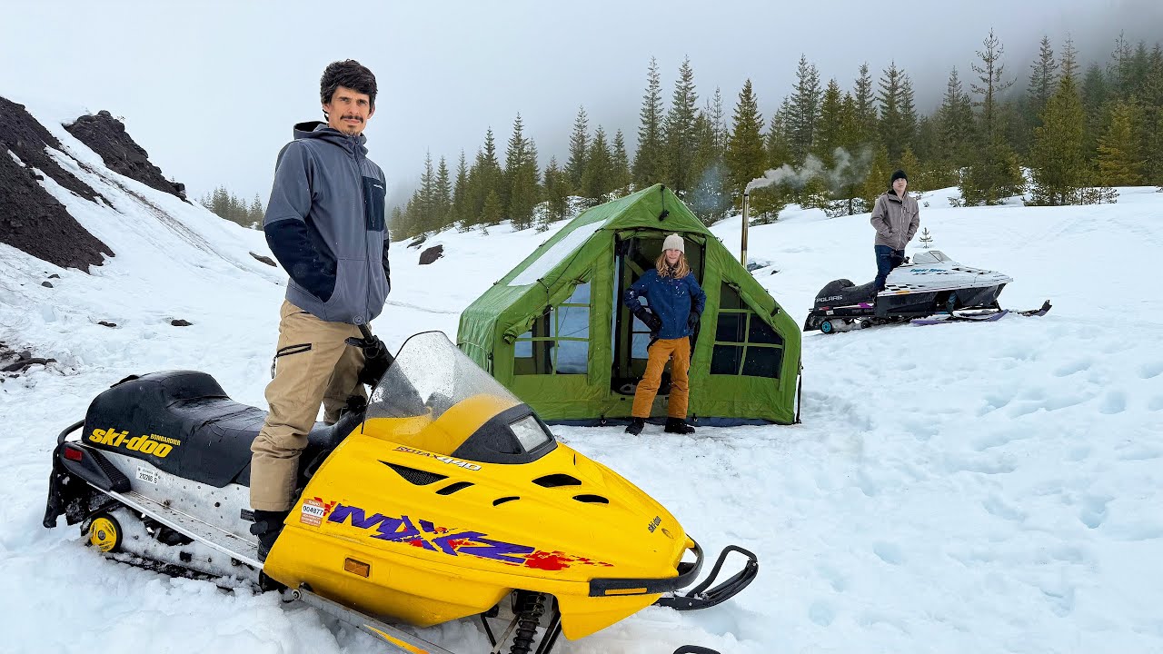 We Bought the Cheapest Snowmobiles on Facebook Marketplace and Had a Remote Winter Adventure