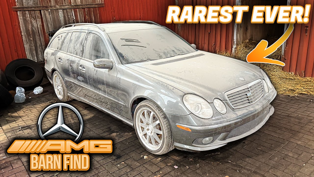 We Detailed The RAREST Mercedes Wagon Ever Made! | E55 AMG Wagon Barn Find Transformation!