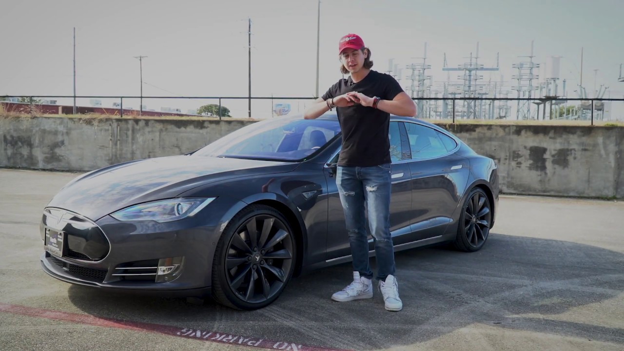 WE DID SOME CRAZY PULLS IN TESLA MODEL S, 0-150MPH!! P85D review