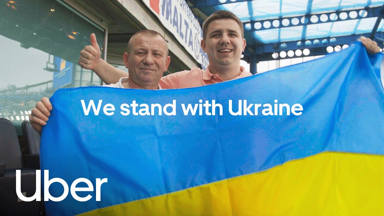 We stand with Ukraine - Game4Ukraine | Uber