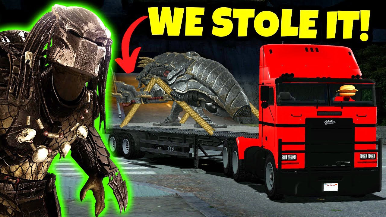 We Stole The ALIEN PREDATORS Ship in Gmod! (Garry's Mod Roleplay)