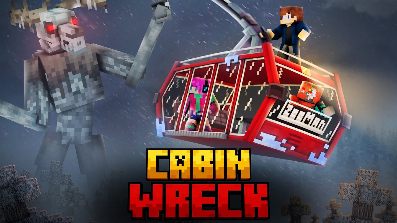 WE SURVIVED A CABIN WRECKAGE IN MINECRAFT!
