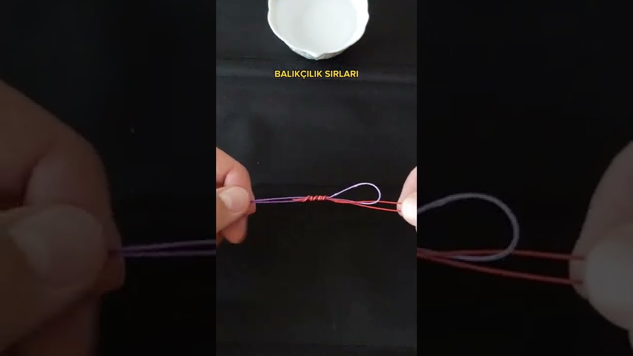 We Tie the Easiest Leader Knot (Mahir Knot) Rope Line and Fluorocarbon Line. FG KNOT.