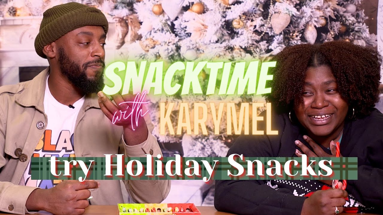 We Try Your Favorite Holiday Snacks | Snacktime with KaryMel Ep 04