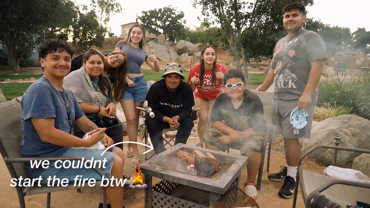 we went on a SIBLINGS ONLY camping trip (no adults...)
