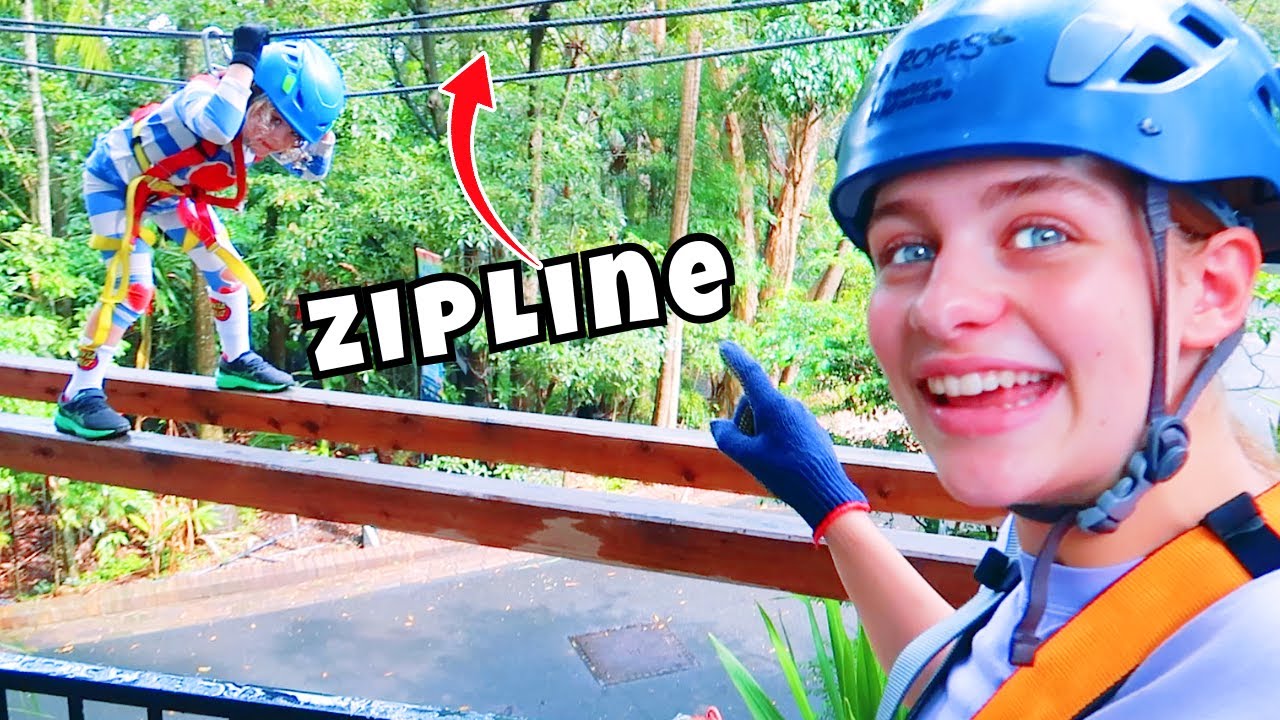 WE WENT ZIPLINING (& gave siblings a surprise) w/The Norris Nuts