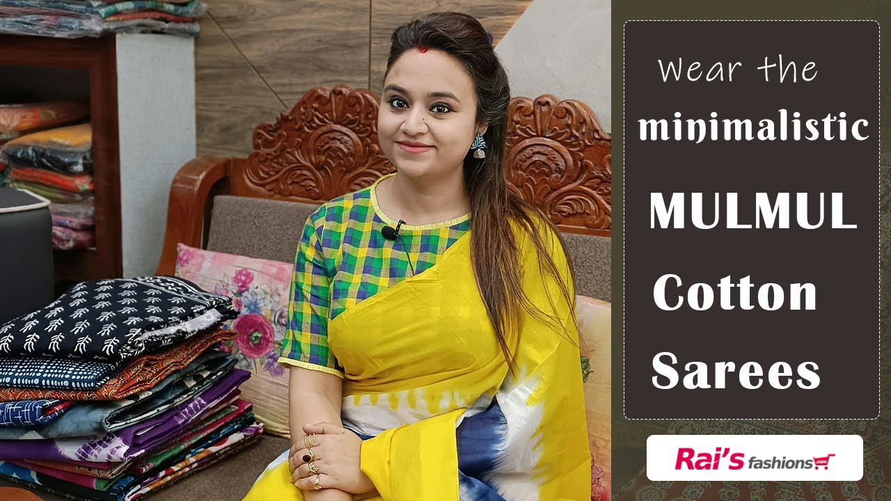 Wear the minimalistic Mulmul cotton sarees from Rai's Fashions (17th March 2025) - 17MHP