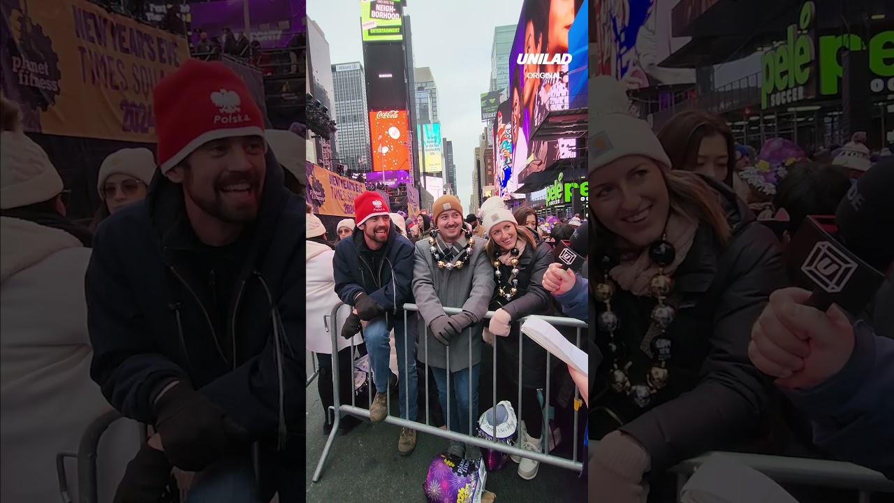 Wearing Diapers in Times Square on New Years Eve 👀