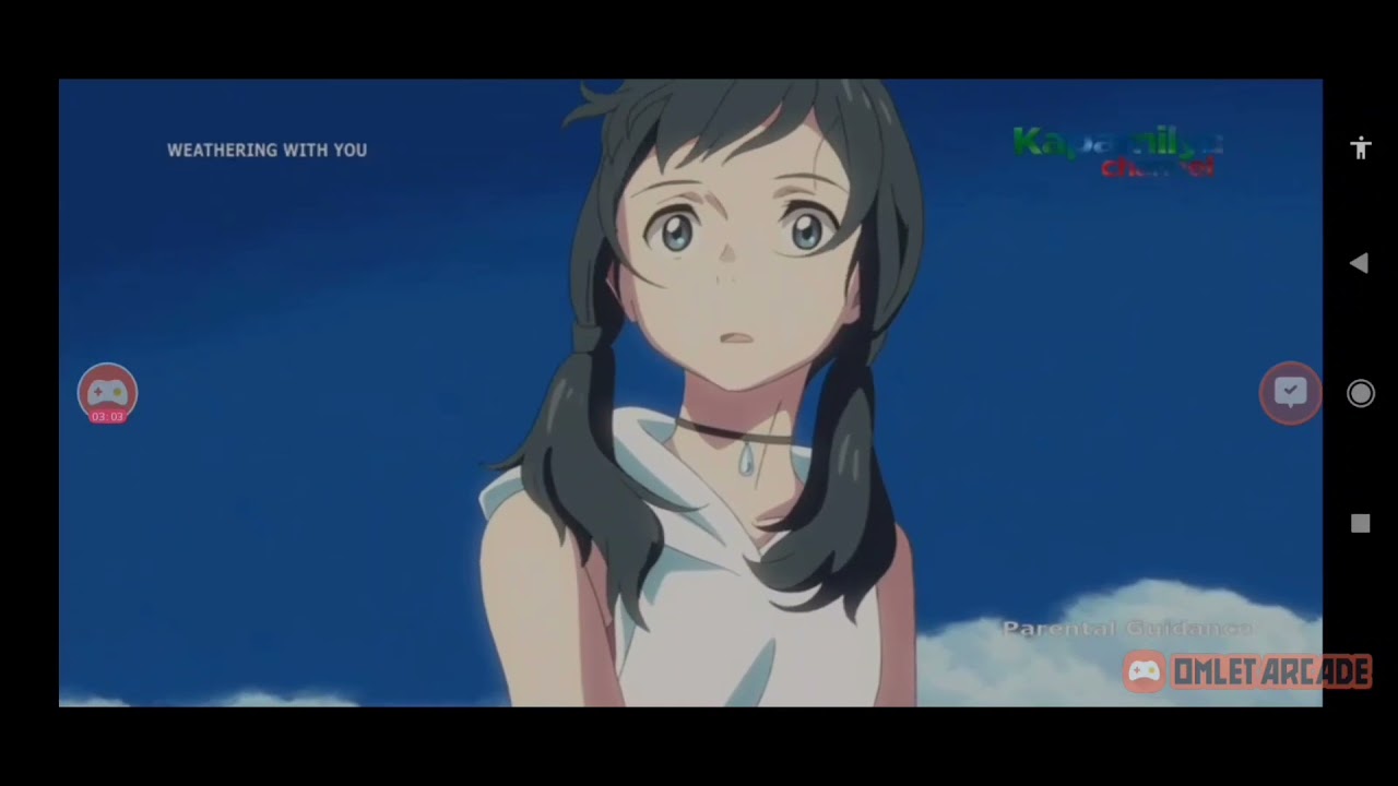 Weathering with you tagalog dub -hodaka and hina falling THE BEST SCENE!!!!!!!
