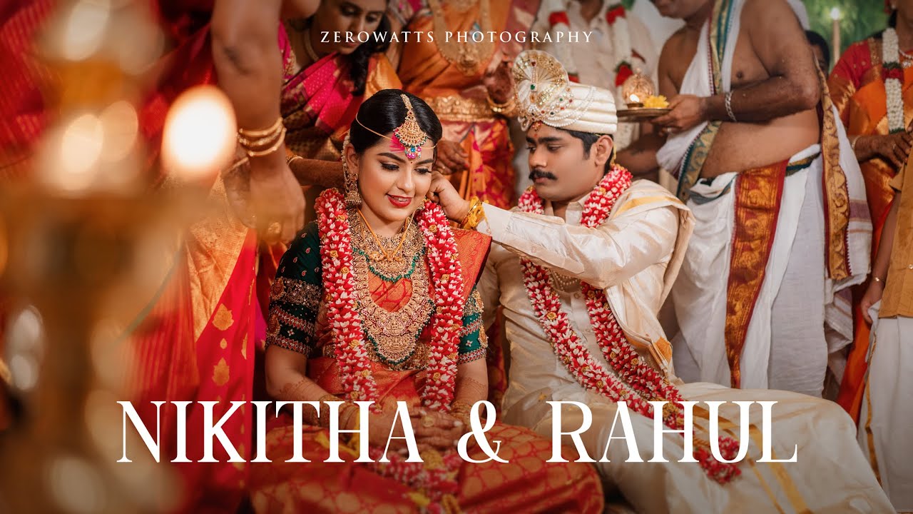Wedding Moments of  Nikitha & Rahul | Zerowatts Photography | Candid Highlights | Cinematic video
