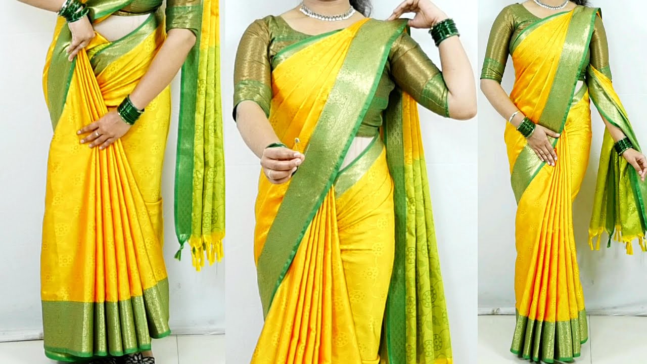 Wedding special silk saree draping tutorial tips & tricks | sari draping perfectly step by step