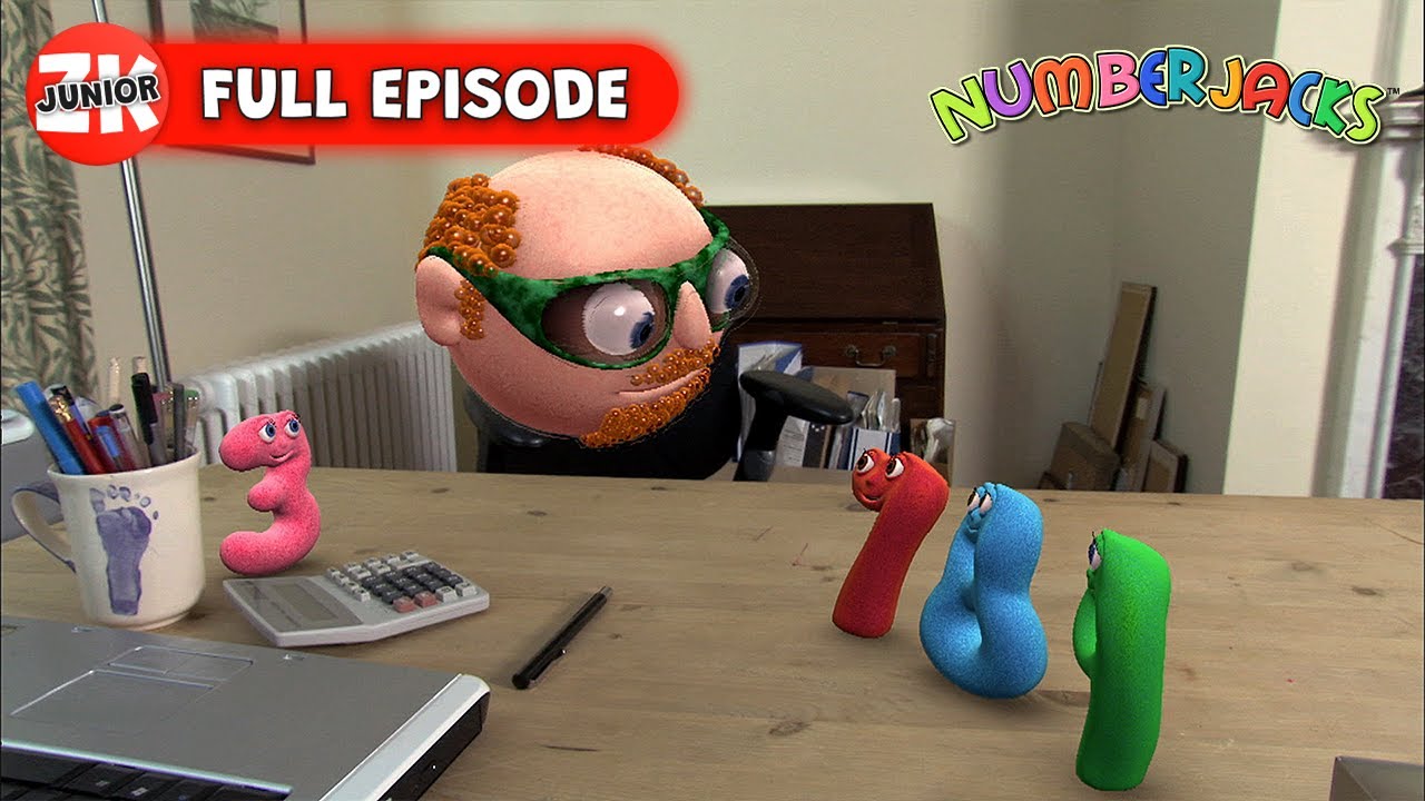 Wee Three Phone Home - Numberjacks S2 E4 Full Episode | ZeeKay Junior