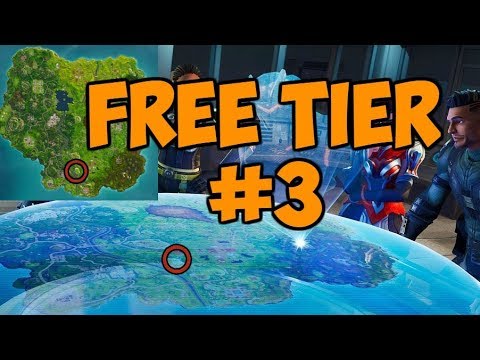 WEEK 3 Secret Battle Pass Tier Location (Free 10 stars) Blockbuster Challenge | Fortnite