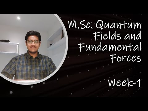 Week-1 | M.Sc. QFFF | Imperial College London