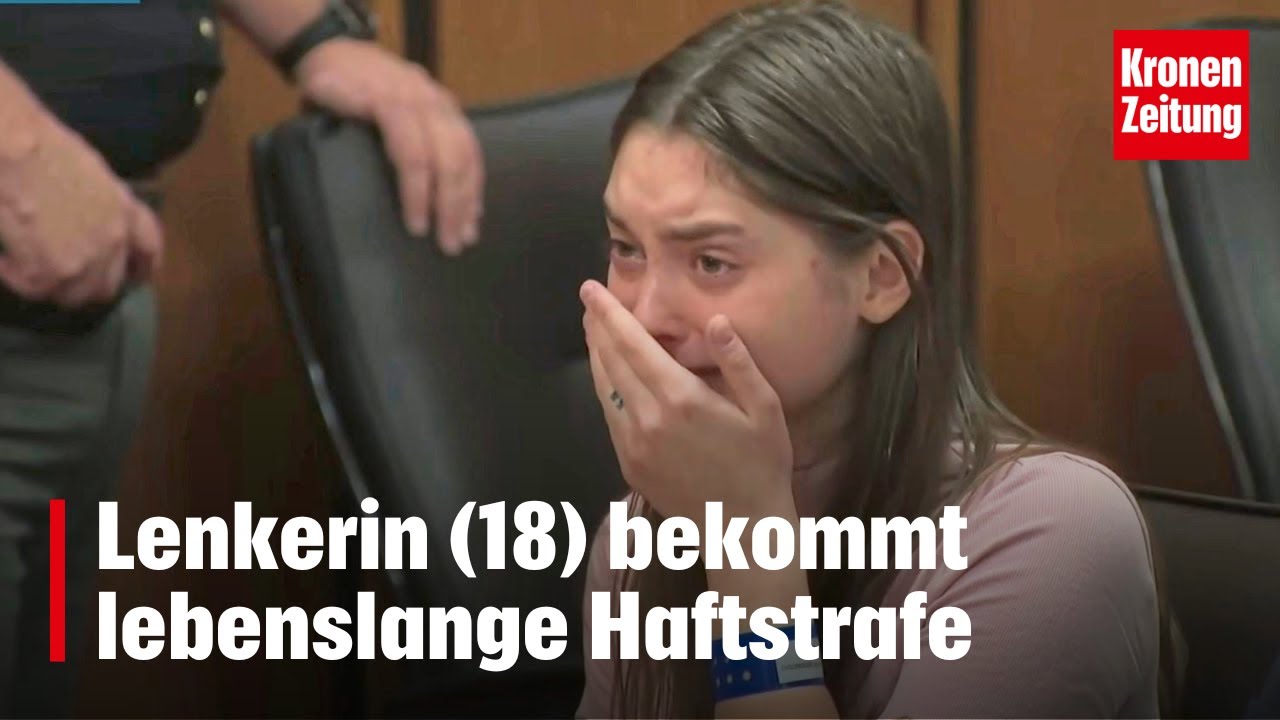 Wegen Mordes: Lenkerin (18) bekommt lebenslängliche Haft | krone.tv