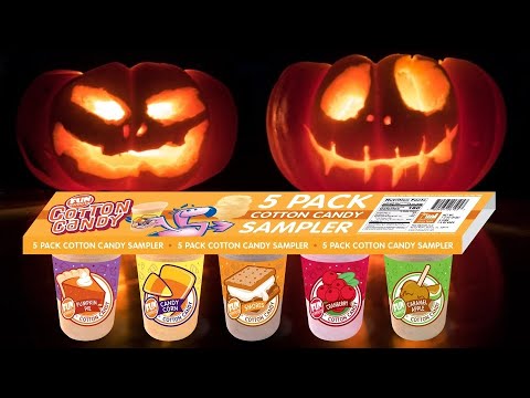 Weird Cotton Candy Flavors - Caramel Apple/Cranberry/Smores/Candy Corn/Pumpkin Pie