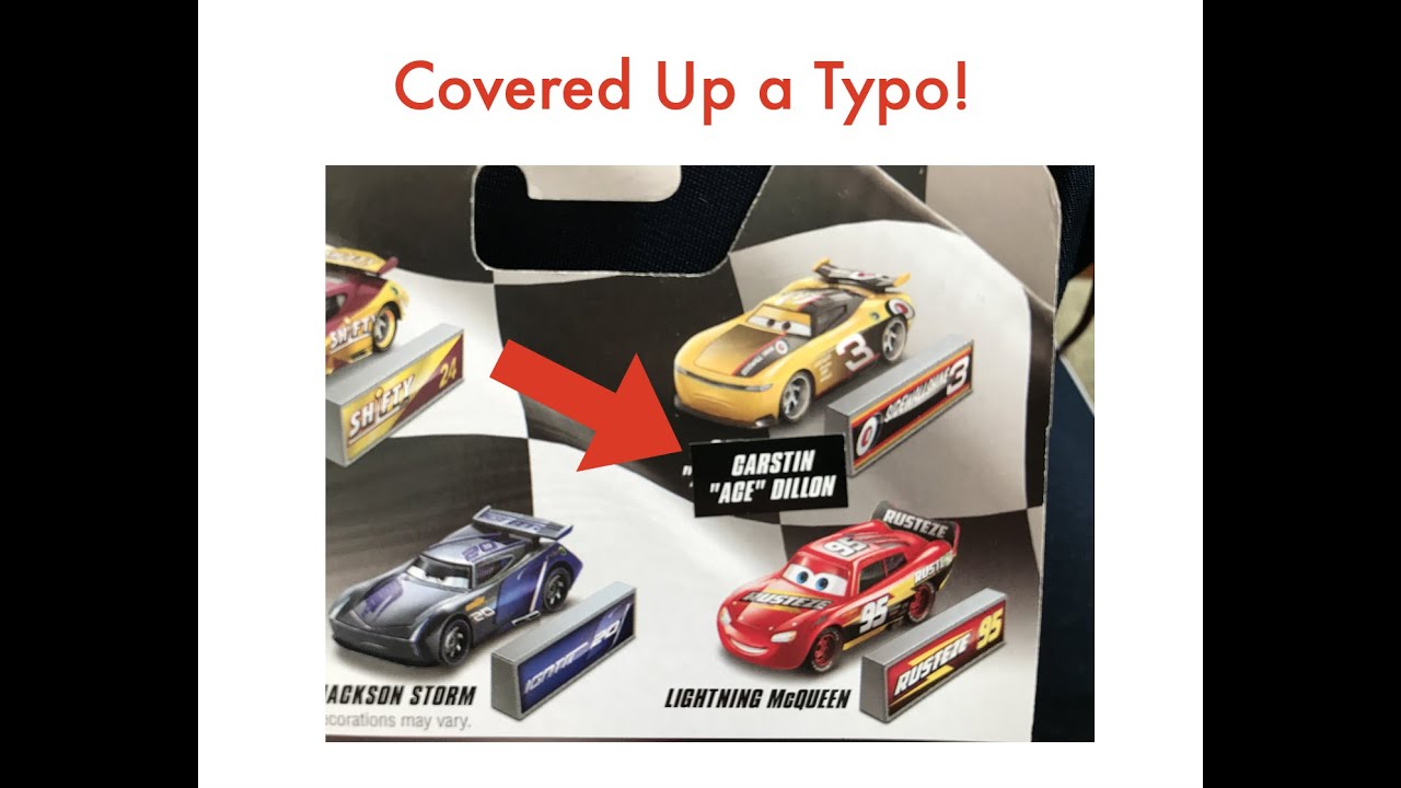 Weird Disney Cars Diecast Errors and Inconstancies-Part 7