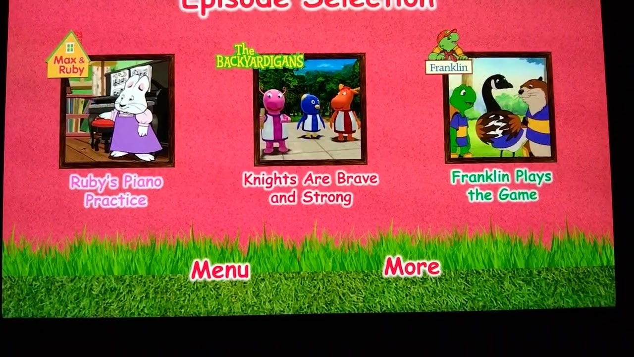 welcome to Nick jr world DVD menu