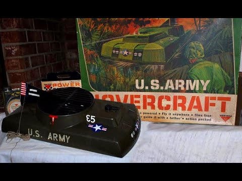 WEN MAC HOVERCRAFT 1966 VINTAGE GAS POWERED TOY AERODESLIZADOR
