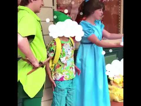 Wendy dancing to the music at Tokyo Disneyland