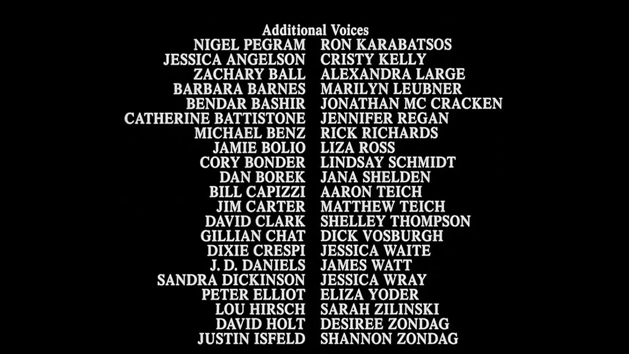 We're Back! A Dinosaur's Story (1993) end credits