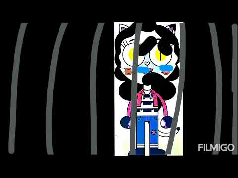 werecat gabby is crying in prison