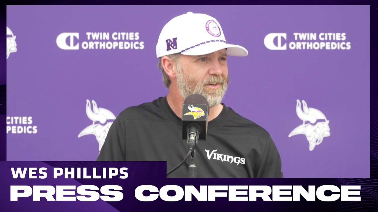 Wes Phillips on J.J. McCarthy's Progress, Josh Oliver's Blocking & Jalen Nailor's Strength