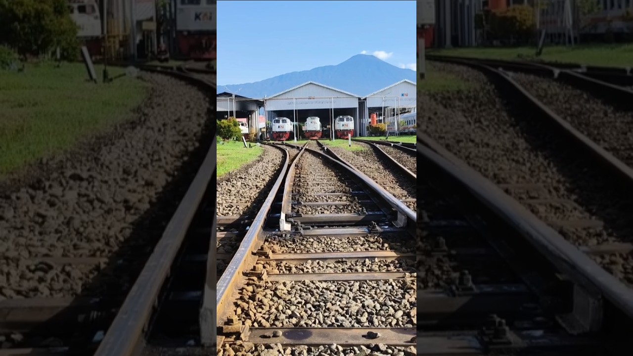 wesel mekanik zaman belanda di oprasikan karena lokomotif mau keluar #shorts #wesel #lokomotif